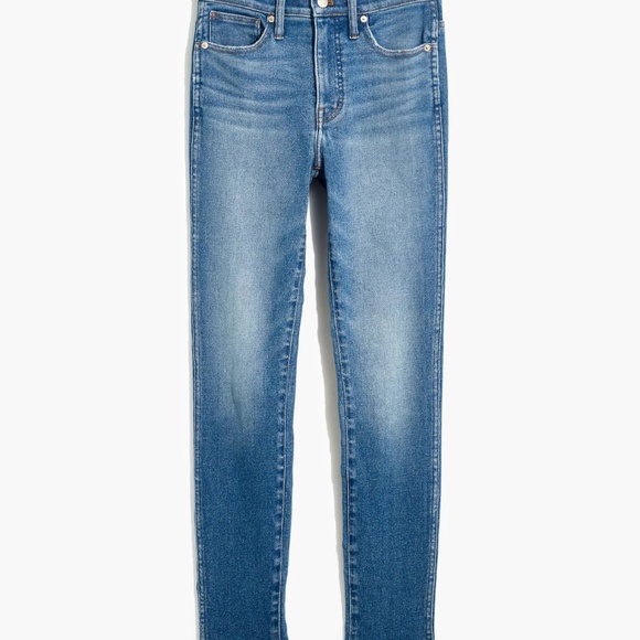 NWOT Madewell 10" High-Rise Skinny Crop Jeans in Sheffield Wash - Picture 3 of 7